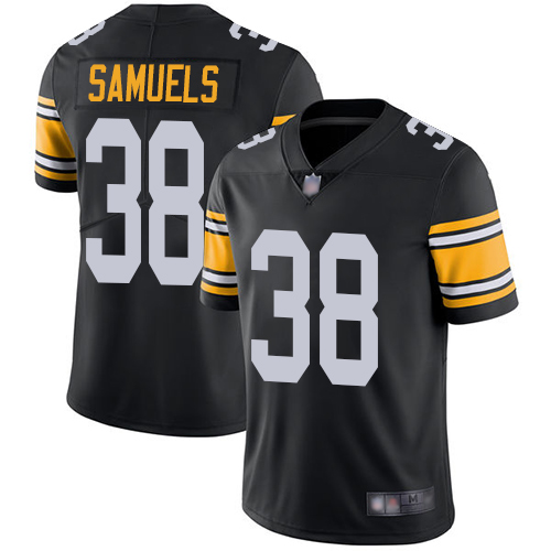 Youth Pittsburgh Steelers Football #38 Limited Black Jaylen Samuels Alternate Vapor Untouchable Nike NFL Jersey->youth nfl jersey->Youth Jersey